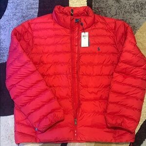 Polo by Ralph Lauren men Red Puffer Jacket